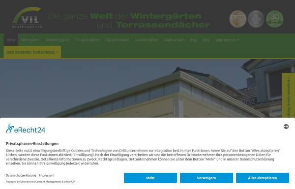 Vorschau von vil.de, VIL,Leonhardt Wintergaerten, Baufertigteile GmbH