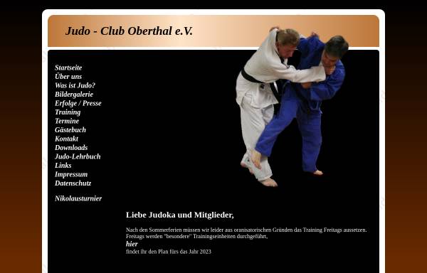 Vorschau von www.judoclub-oberthal.de, JC Judoclub Oberthal