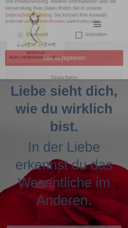 Vorschau der mobilen Webseite www.liebeleben.de, Liebe leben