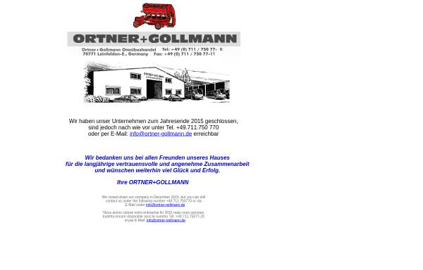 Vorschau von www.ortner-gollmann.de, Ortner und Gollmann GmbH & Co KG