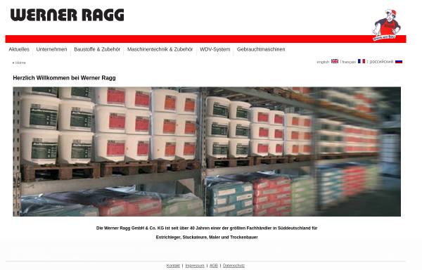 Vorschau von www.werner-ragg.com, Werner Ragg GmbH Co. KG