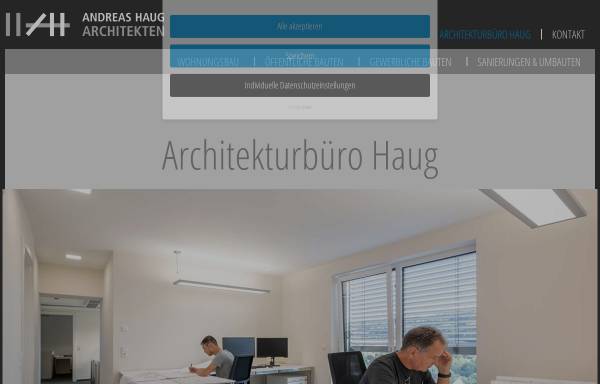 Vorschau von www.architekturbuero-haug.de, Architekturbüro Andreas Haug