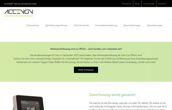 Vorschau von www.accenon.de, Accenon Software und Hardware GmbH