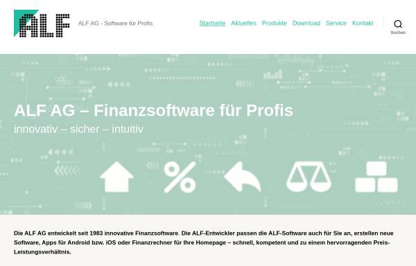 Vorschau von www.alfag.de, ALF Software AG