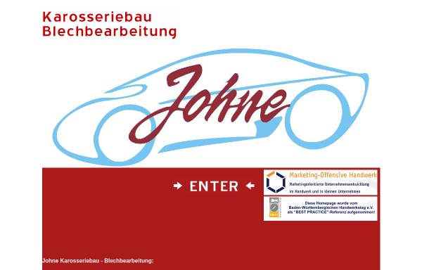 Vorschau von johne-karosseriebau.de, Johne Karosseriebau-Blechbearbeitung