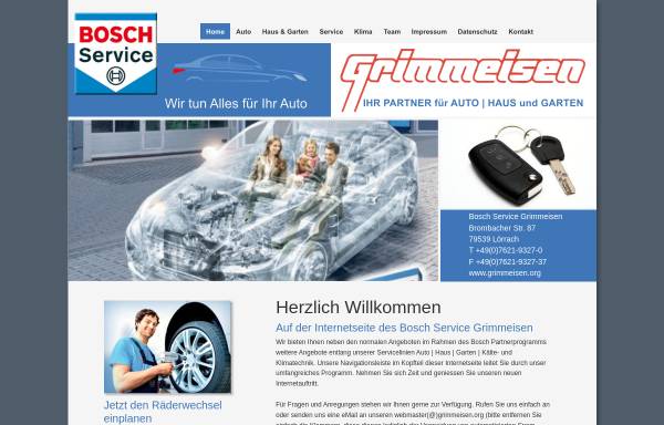 Vorschau von www.grimmeisen.org, Autoelektrik Grimmeisen und Co GmbH