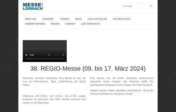 Vorschau von www.messe-loerrach.de, Messe Lörrach GmbH
