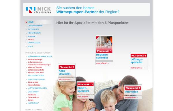 Vorschau von www.nick-leonberg.de, Nick-Haustechnik und Nick-Telekommunikation
