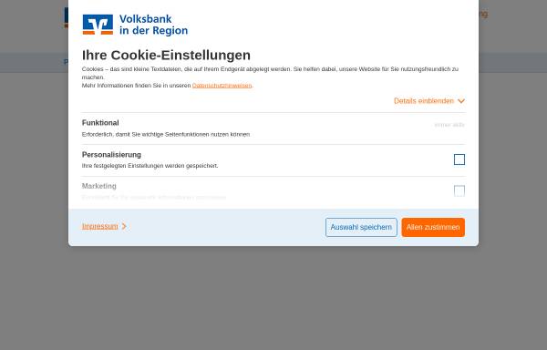 Vorschau von www.volksbank-moessingen.de, Volksbank Mössingen eG