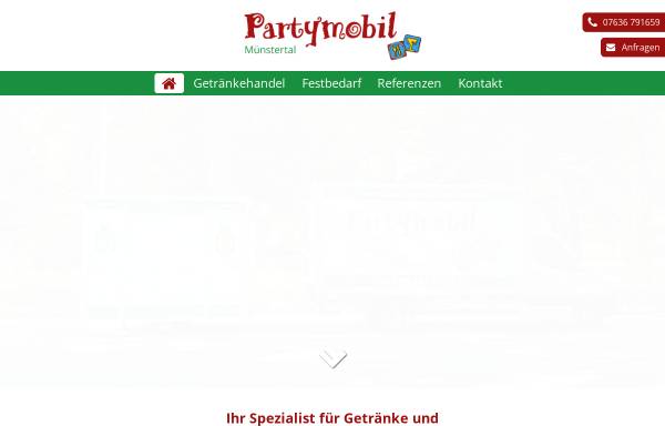Vorschau von www.partymobil-online.de, Partymobil Eduard Ebner