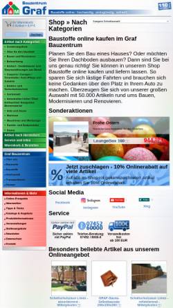 Vorschau der mobilen Webseite www.graf-baustoffe.de, Graf Baustoffe