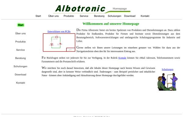 Vorschau von www.albotronic.de, Albotronic
