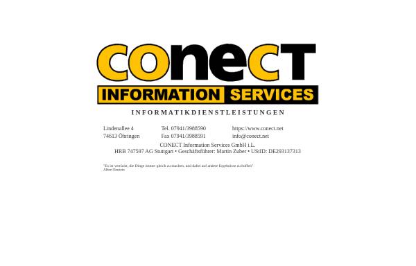 Vorschau von www.conect.net, CONECT Martin Zuber Information Services