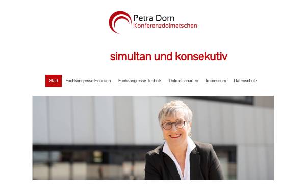 Vorschau von www.dorn-dolmetschen.de, Petra Dorn