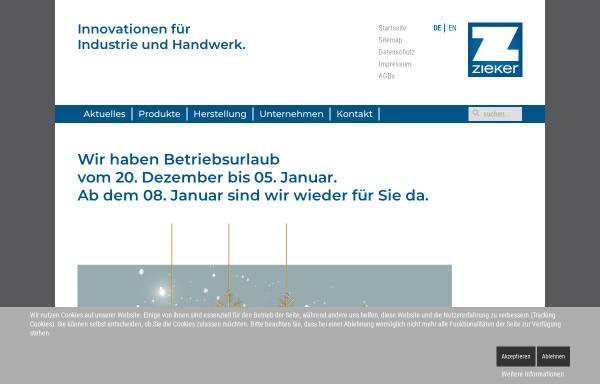 Vorschau von www.zieker.de, Zieker Innovationen GmbH