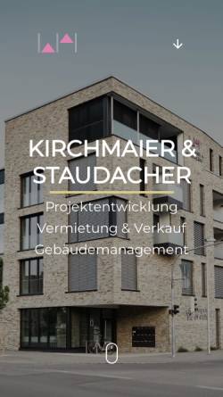 Vorschau der mobilen Webseite www.kirchmaier-staudacher.de, Kirchmaier & Staudacher