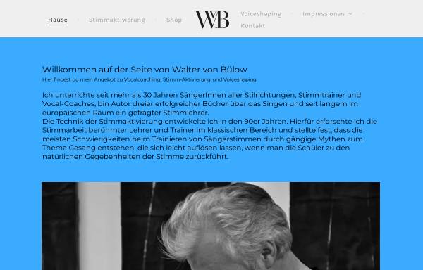 Vorschau von www.walter-von-buelow.de, Bülow, Walter von