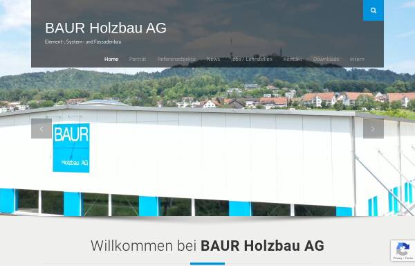 Vorschau von www.baur-holzbau.ch, BAUR Holzbau GmbH