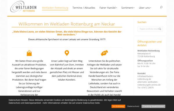 Vorschau von www.weltladen-rottenburg.de, Weltladen Rottenburg