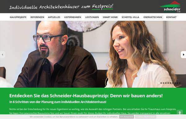 Vorschau von www.schneider-hausbau.de, Schneider Hausbau GmbH