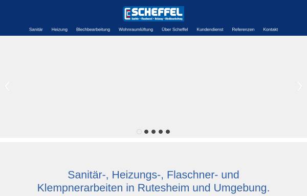 Vorschau von www.scheffel-haustechnik.de, Firma Walter Scheffel
