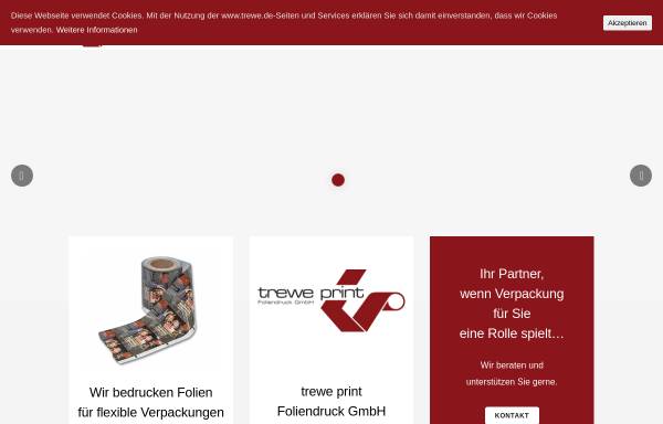 Vorschau von www.trewe.de, Trewe Print Foliendruck GmbH