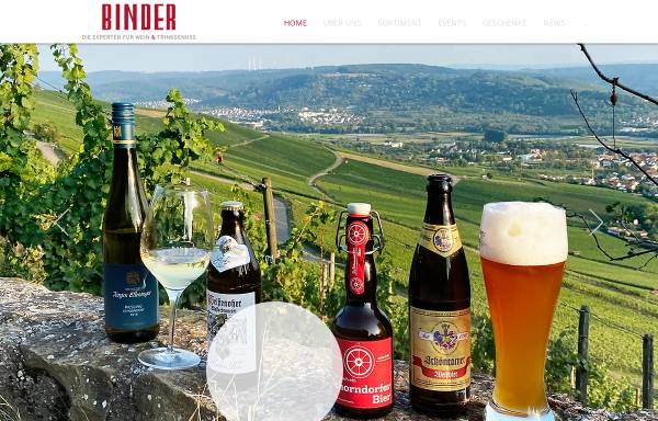 Vorschau von www.binder-weinhaus.de, Weinhaus Binder