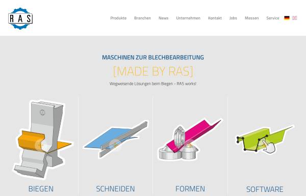 Vorschau von www.ras-online.de, RAS Reinhardt Maschinenbau