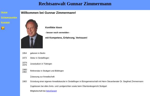 Rechtsanwalt Gunnar Zimmermann