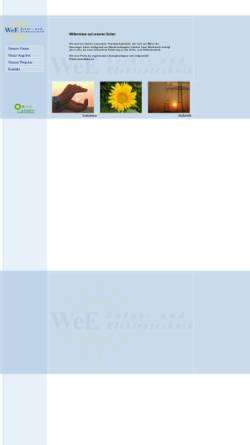 WeE Solartechnik und Elektrotechnik