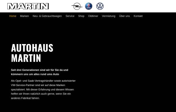 Vorschau von www.opel-martin.de, Autohaus Martin