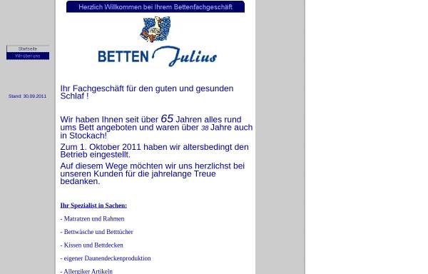 Vorschau von www.betten-julius.de, Betten Julius