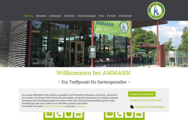 Vorschau von www.baumschule-ammann.de, Baumschulen Ammann
