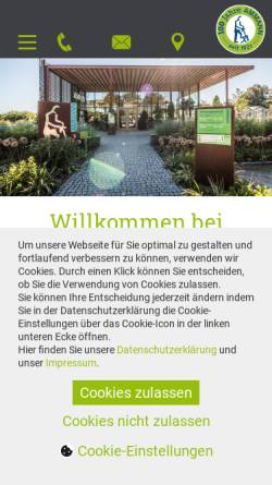 Vorschau der mobilen Webseite www.baumschule-ammann.de, Baumschulen Ammann