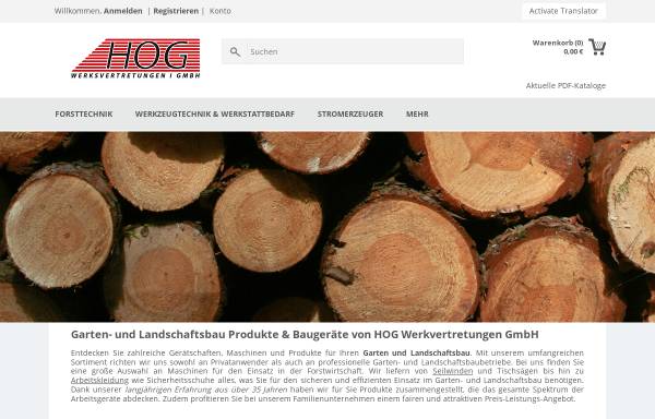 Vorschau von www.hoggmbh.de, HOG Werksvertretungen GmbH