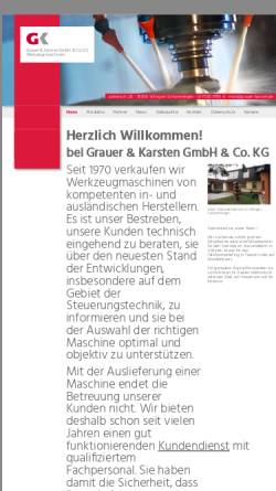Vorschau der mobilen Webseite www.grauer-karsten.de, Grauer & Karsten GmbH