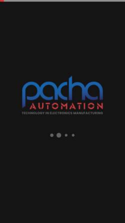 Vorschau der mobilen Webseite www.pacha-automation.eu, Pacha Fördertechnik
