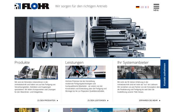 Vorschau von www.flohr-industrietechnik.de, Flohr - Industrietechnik