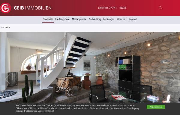 Vorschau von www.geib-immo.de, Geib Immobilien GmbH