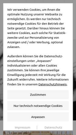 Vorschau der mobilen Webseite www.holzbau-albiez.de, Holzbau Albiez GmbH