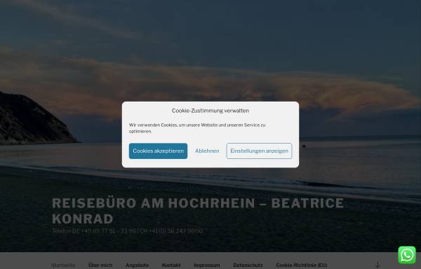 Vorschau von www.reisebuero-hochrhein.de, Reisebüro am Hochrhein