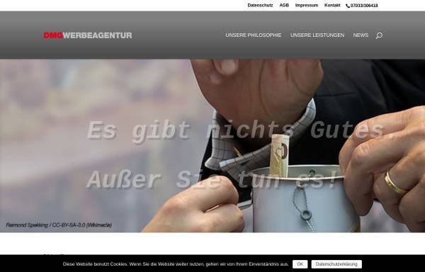 Vorschau von www.dmgwerbeagentur.de, DMG Werbeagentur