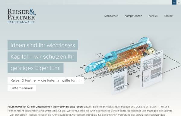 Vorschau von www.reiseronline.de, Patentanwalt Dipl.-Ing. Reiser
