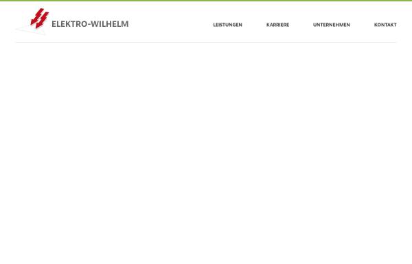 Vorschau von www.elektro-wilhelm-gmbh.de, Elektro Wilhelm GmbH