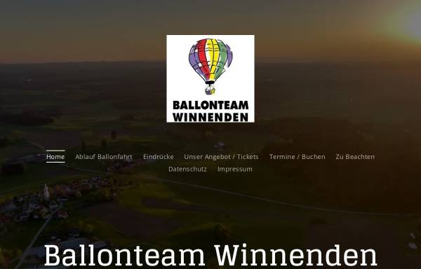 Vorschau von www.ballonteam-winnenden.de, Ballongemeinschaft Bosch, Hofer und Rilling