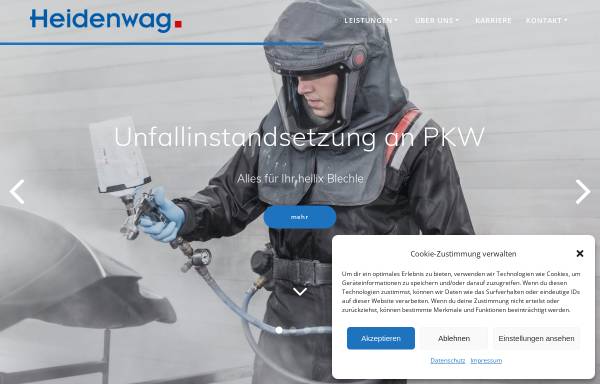 Vorschau von heidenwag.com, Heidenwag GmbH