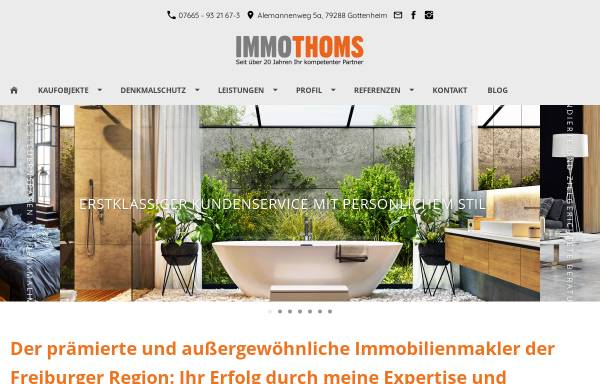 Vorschau von www.immothoms.de, Immo Thoms