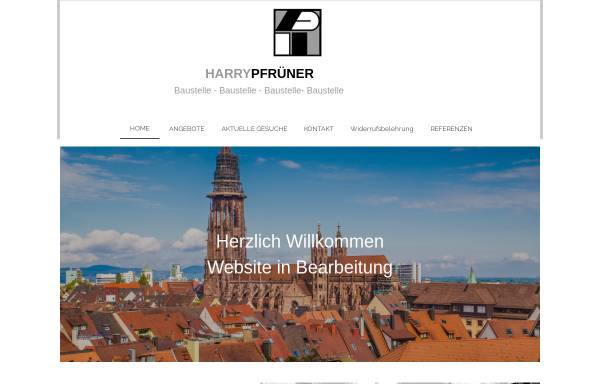 Vorschau von www.pfruener.de, Immobilien & Kapitalanlagen Harry Pfrüner