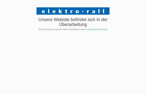 Vorschau von www.elektrorall.de, Elektro Rall