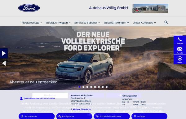 Vorschau von ford-willig.de, Autohaus Willig GmbH Ford